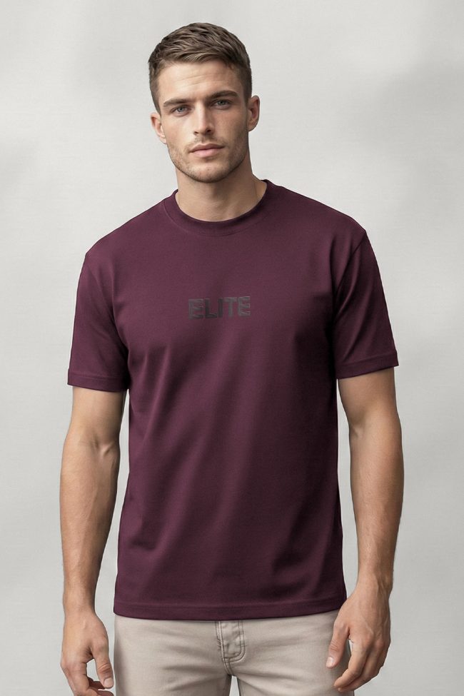 Elite Bold, Μπλούζα T-Shirt σε Μπορντώ Χρώμα
