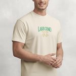 Lake Como Royale Club, Μπλούζα T-Shirt σε Εκρού Χρώμα