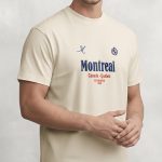 Montreal 1998, T-Shirt Μπλούζα με Σχέδιο σε Εκρού Χρώμα