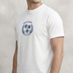 United Kind Coastal Blue, Heavy Cotton T-Shirt σε Λευκό Χρώμα