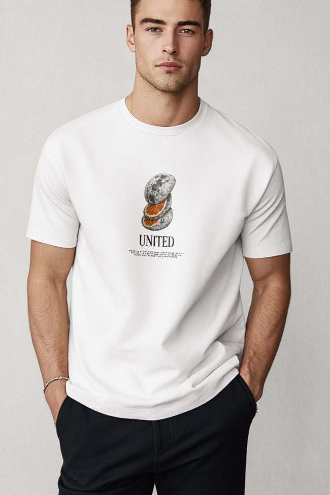 Citrus Moon, Μπλούζα T-Shirt σε Λευκό Χρώμα