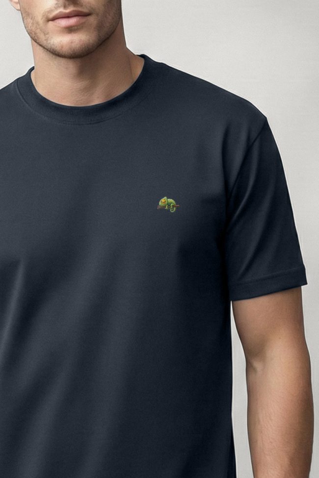 Iguana Textured, Μπλούζα T-Shirt σε Μπλε Χρώμα