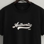 Authentic League, Μπλούζα T-Shirt σε Μαύρο Χρώμα