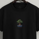 Bonsai, Heavy Cotton T-Shirt σε Μαύρο Χρώμα