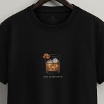 Old Fashioned, Heavy Cotton T-Shirt σε Μαύρο Χρώμα