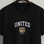 United Club, Ανδρική Μπλούζα T-Shirt σε Μαύρο Χρώμα