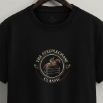 Steeplechase Classic, Ανδρική Μπλούζα T-Shirt σε Μαύρο Χρώμα