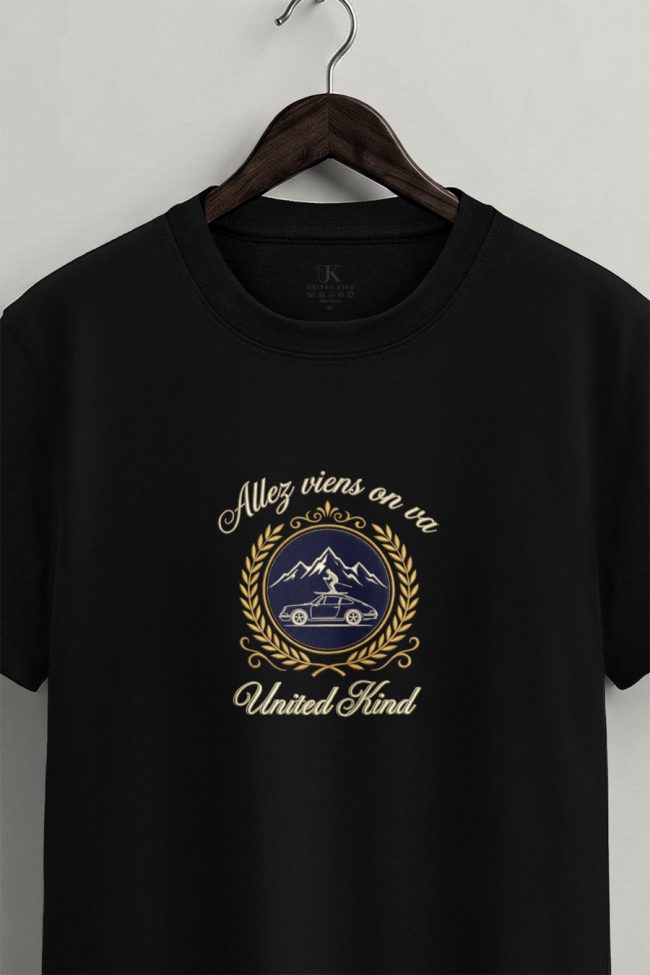 Alpine Drive, Ανδρική Μπλούζα T-Shirt σε Μαύρο Χρώμα