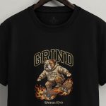Grind Bulldog, Μπλούζα T-Shirt σε Μαύρο Χρώμα