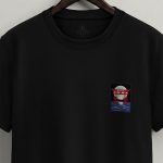 Japan Moon, Casual Μπλούζα T-Shirt σε Μαύρο Χρώμα