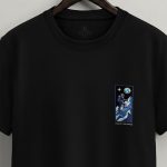 Chase The Moon, Μπλούζα T-Shirt σε Μαύρο Χρώμα