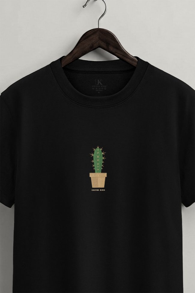 Cactus, Μπλούζα T-Shirt σε Μαύρο Χρώμα