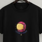Future Is Bright, Μπλούζα T-Shirt σε Μαύρο Χρώμα