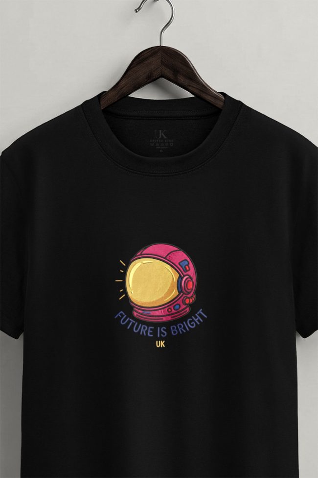 Future Is Bright, Μπλούζα T-Shirt σε Μαύρο Χρώμα