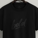 Bold, T-Shirt Μπλούζα με Σχέδιο σε Μαύρο Χρώμα
