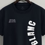 Blanc, Casual Μπλούζα T-Shirt σε Μπλε Χρώμα