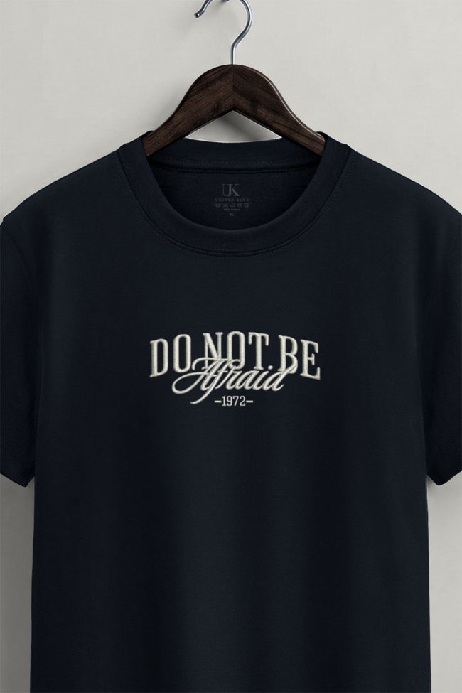 Do Not Be Afraid, Μπλούζα T-Shirt σε Μπλε Χρώμα
