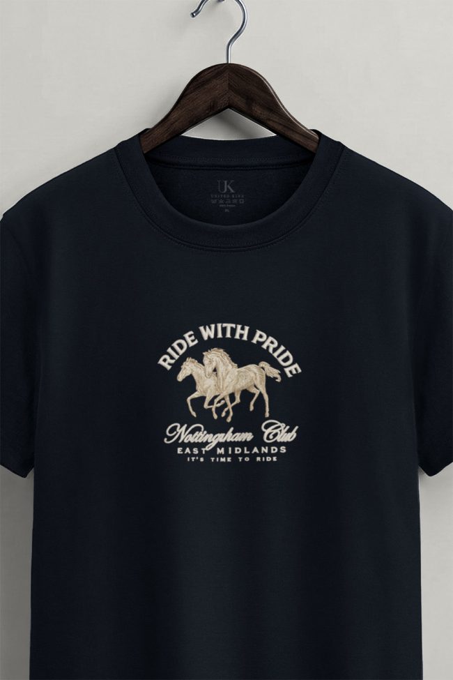 Nottingham Ride, Μπλούζα T-Shirt σε Μπλε Χρώμα
