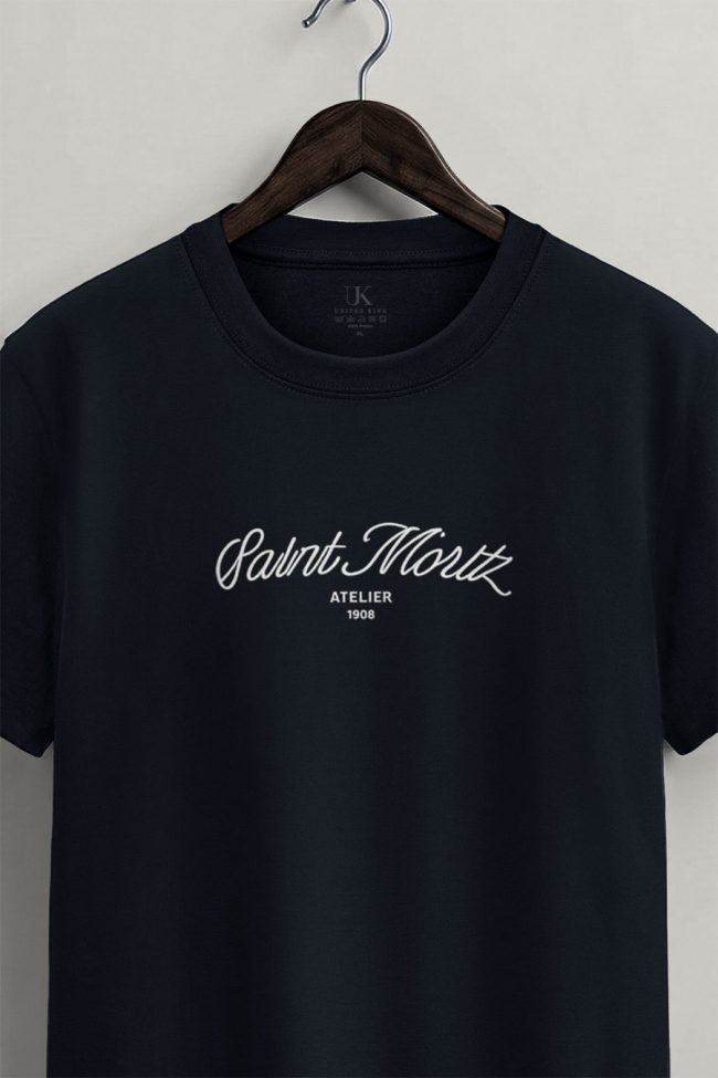 Saint Moritz Atelier, Μπλούζα T-Shirt σε Μπλε Χρώμα