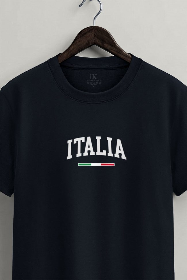 Italia Classic, Μπλούζα T-Shirt σε Μπλε Χρώμα