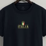 Italia Gold Stars, Μπλούζα T-Shirt σε Μπλε Χρώμα
