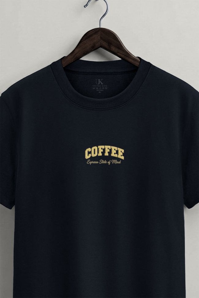 Coffee State, Graphic T-Shirt σε Μπλε Χρώμα
