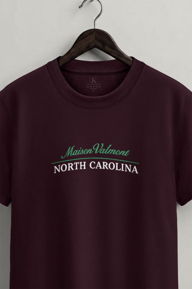 Maison Valmont, Μπλούζα T-Shirt σε Μπορντώ Χρώμα