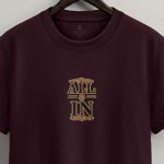 All In Golden, Graphic T-Shirt σε Μπορντώ Χρώμα