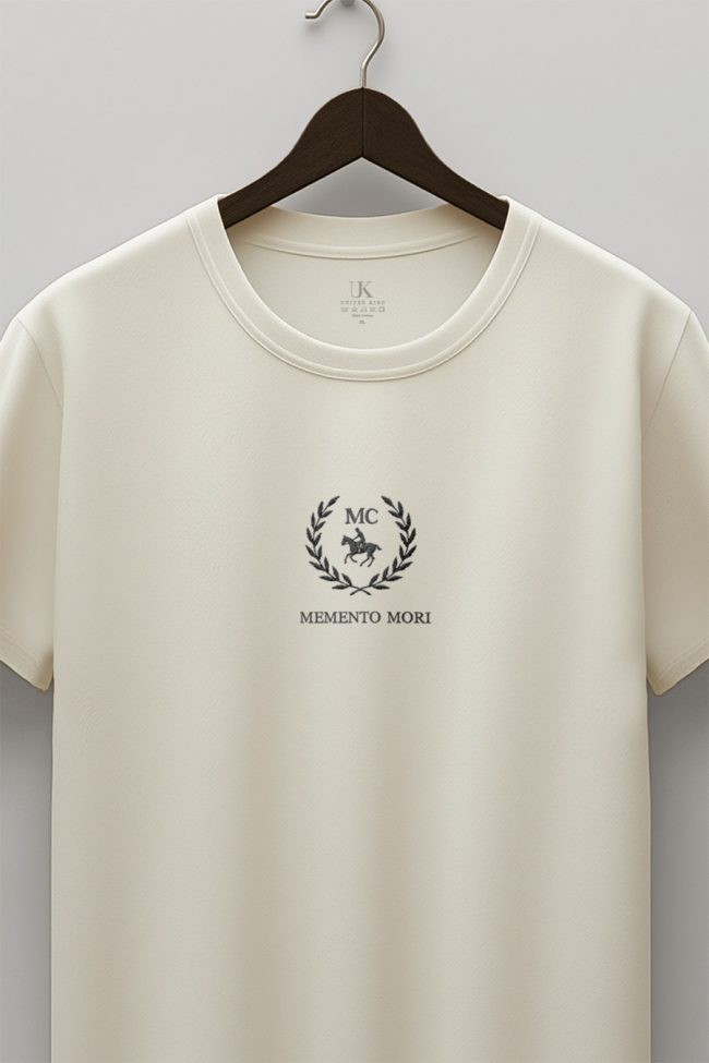 Equestrian Crest, Μπλούζα T-Shirt σε Εκρού Χρώμα