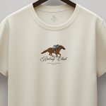 Riding Club, Μπλούζα T-Shirt σε Εκρού Χρώμα