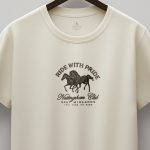 Nottingham Ride, Μπλούζα T-Shirt σε Εκρού Χρώμα
