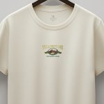 Yellowstone Park, T-Shirt Μπλούζα με Σχέδιο σε Εκρού Χρώμα