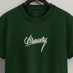 Bravery Maxi, Heavy Cotton T-Shirt σε Πράσινο Χρώμα