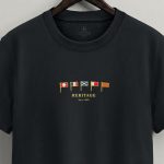 Heritage, Casual Μπλούζα T-Shirt σε Iron Grey Χρώμα