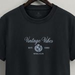 Vintage Vibes Royal Club, Μπλούζα T-Shirt σε Iron Grey Χρώμα