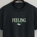 Feeling Lucky, Μπλούζα T-Shirt σε Iron Grey Χρώμα