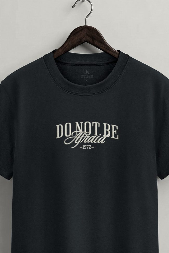 Do Not Be Afraid, Μπλούζα T-Shirt σε Iron Grey Χρώμα