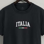 Italia Classic, Μπλούζα T-Shirt σε Iron Grey Χρώμα