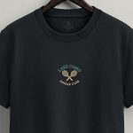 Lake Como Tennis Club Centered, Μπλούζα T-Shirt σε Iron Grey Χρώμα