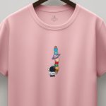 Space Treat, Casual Μπλούζα T-Shirt σε Ροζ Χρώμα