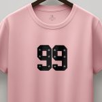 Stars 99 , Casual Μπλούζα T-Shirt σε Ροζ Χρώμα