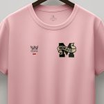 Monaco Monogram, Μπλούζα T-Shirt σε Ροζ Χρώμα