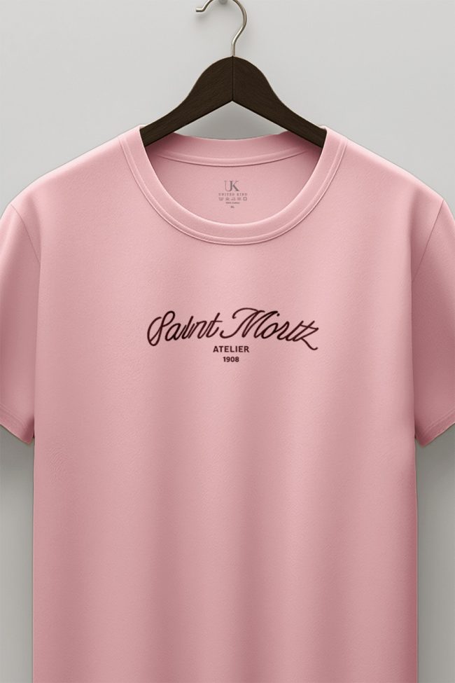 Saint Moritz Atelier, Μπλούζα T-Shirt σε Ροζ Χρώμα