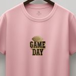 Game Day Football, Graphic T-Shirt σε Ροζ Χρώμα