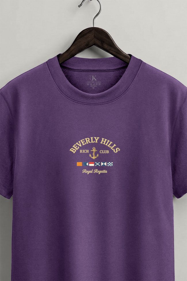 Beverly Hills Royal Regatta, Μπλούζα T-Shirt σε Μωβ Χρώμα