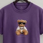 Bling Teddy, Μπλούζα T-Shirt σε Μωβ Χρώμα