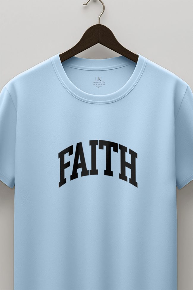 Faith Arc, Ανδρική Μπλούζα T-Shirt σε Γαλάζιο Χρώμα