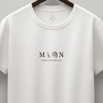 Moon Phase, Heavy Cotton T-Shirt σε Λευκό Χρώμα