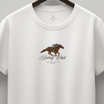 Riding Club, Μπλούζα T-Shirt σε Λευκό Χρώμα