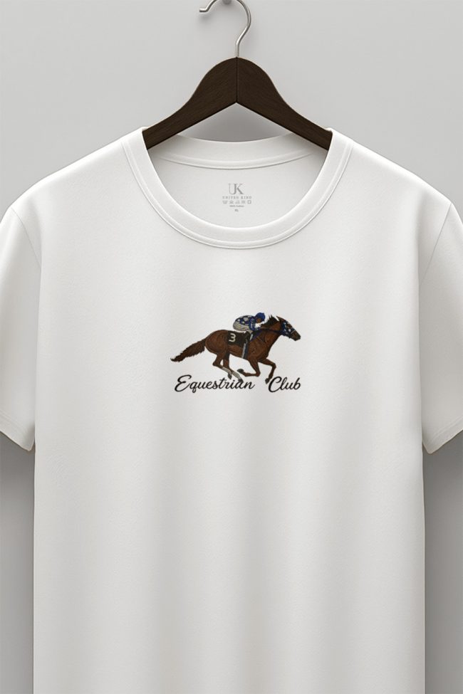 Classic Rider, Μπλούζα T-Shirt σε Λευκό Χρώμα